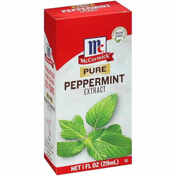 Pack of 1 Pure Peppermint Extract, 1 fl oz
