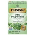 thumbnail image 1 of Pure Peppermint Individually Wrapped Tea Bags, 20 Count (), Fresh Minty Flavour, Naturally Caffeine Free, Enjoy Hot or Iced Pack of 1, 1 of 1