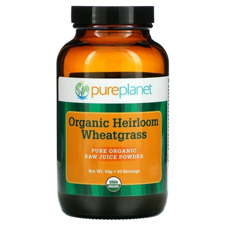Organic Heirloom Wheatgrass, 90 g, Pure Planet