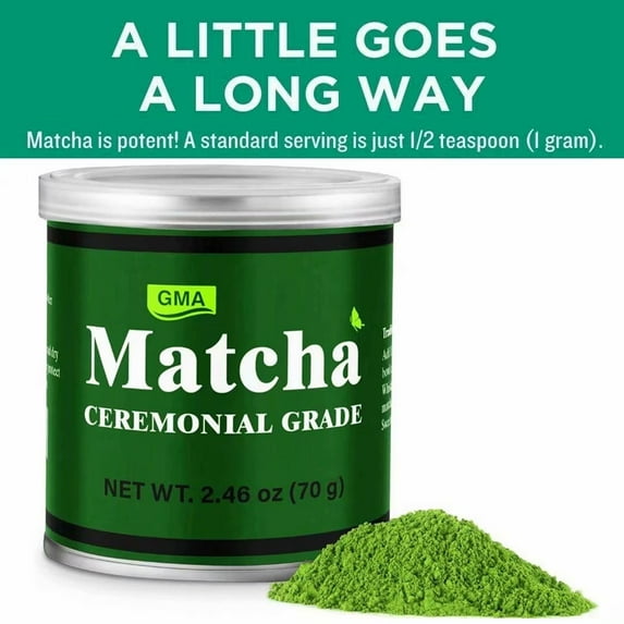 Pure Premium GMA Matcha Green Tea Powder 70g Ceremonial Grade Nature No Additives 0.15lb