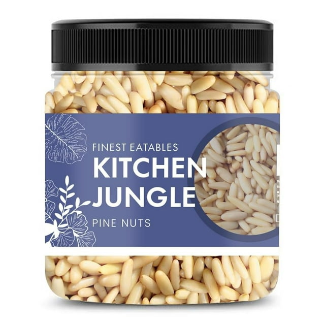 Pure Premium Pine Nuts Without Shell By Kitchen Jungle 50gm, Rich In