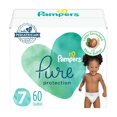 thumbnail image 1 of Pure Protection Disposable Diapers Enormous Pack - Size 7 - 60ct, 1 of 8