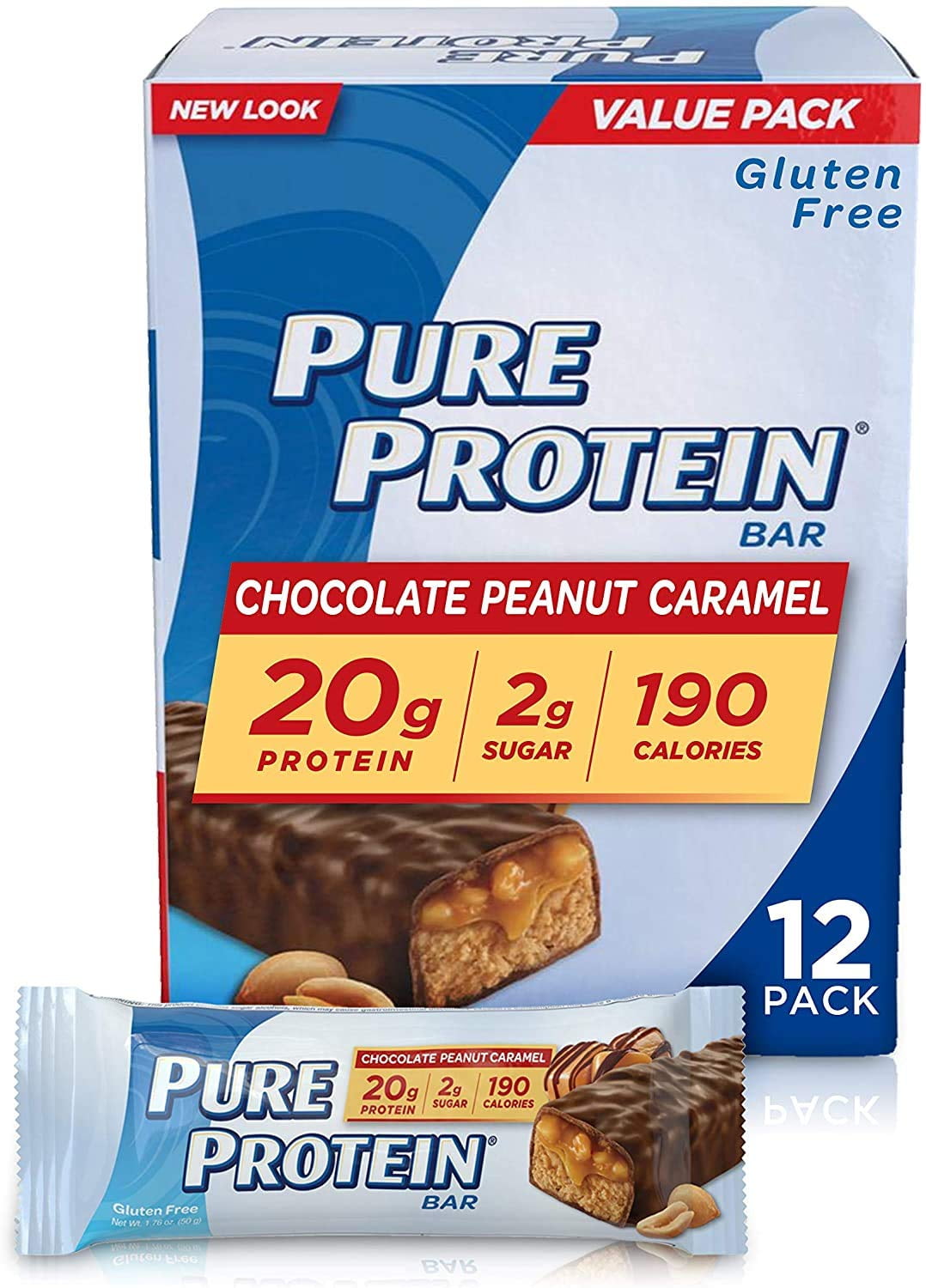 Pure Protein Bars, High Protein, Nutritious Snacks to Support Energy, Low Sugar, Gluten Free