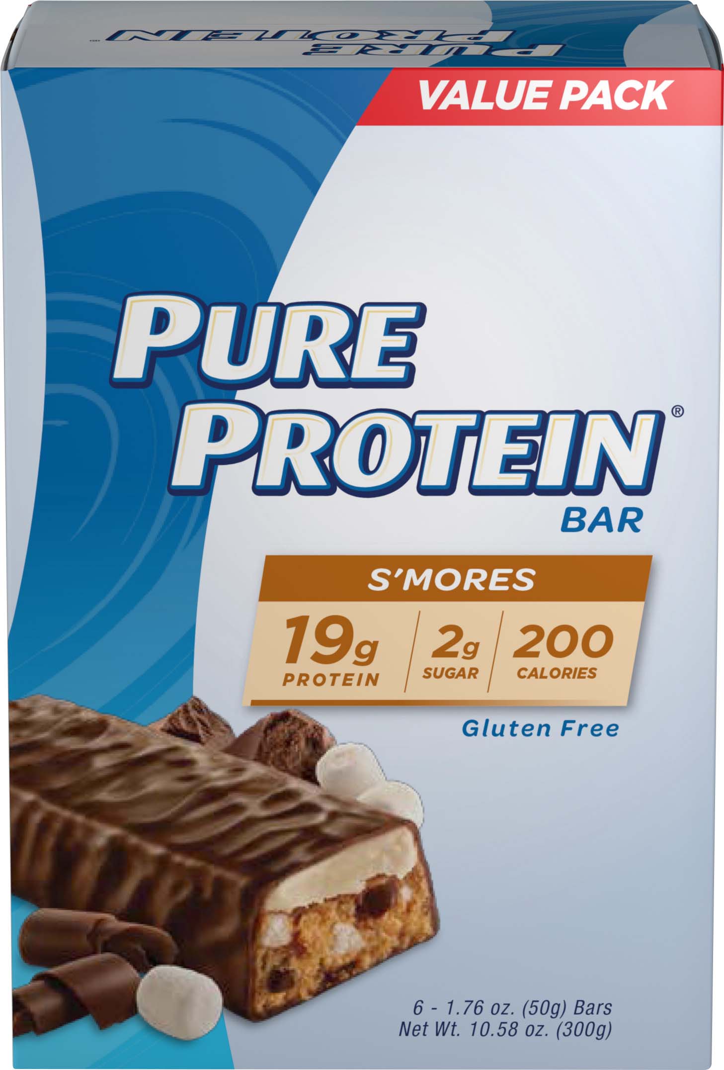 Pure Protein S'mores, 50 gram, 6 count Multipack - image 1 of 6