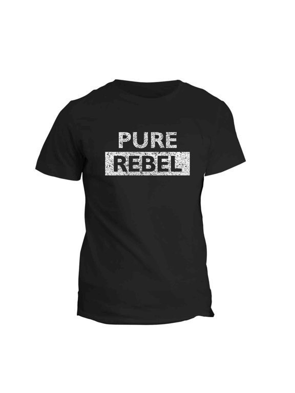 Pure Rebel T-Shirt by Ram Advantage – Ultra Soft 60/40 Sueded Blend Fabric - Black