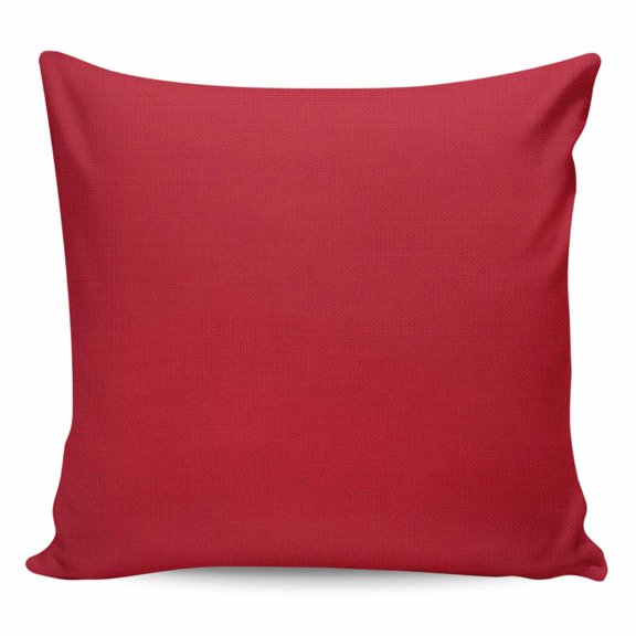 Pure Red Pillow Covers 26x26 Inch Decorative Throw Pillow Cover, Simple Solid Color Sofa Pillowcases Accent Cushion Case Home Decor Bedroom Living Room