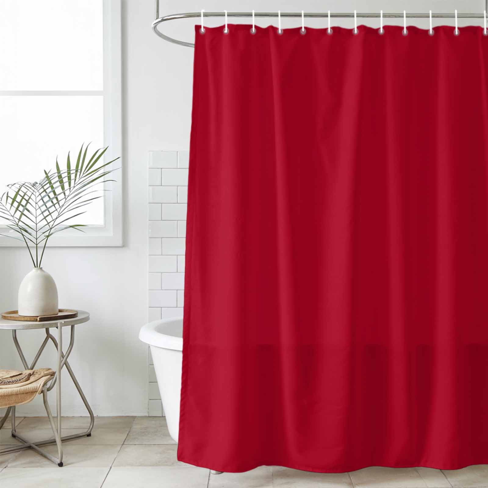 Red Shower Curtain Setnull