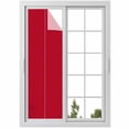 thumbnail image 1 of Pure Red Window Privacy Film, Simple Solid Color Static Cling UV Sun Blocking Heat Control Window Tint Day and Night, Non-Adhesive Reusable One Way Windows Privacy Cover 17.7''x78.7'', 1 of 7