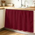 thumbnail image 1 of Pure Red Wine Cabinet Curtain 32"Wx55"L, Dustproof Pantry Door Curtain with Self Adhesive Tape, Simple Solid Color Tall Storage Cover Privacy Drape for Bathroom Kitchen Laundry Room, 1 of 9