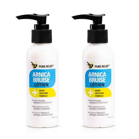 Pure Relief Arnica Bruise Lotion Two Pack 4 fl oz