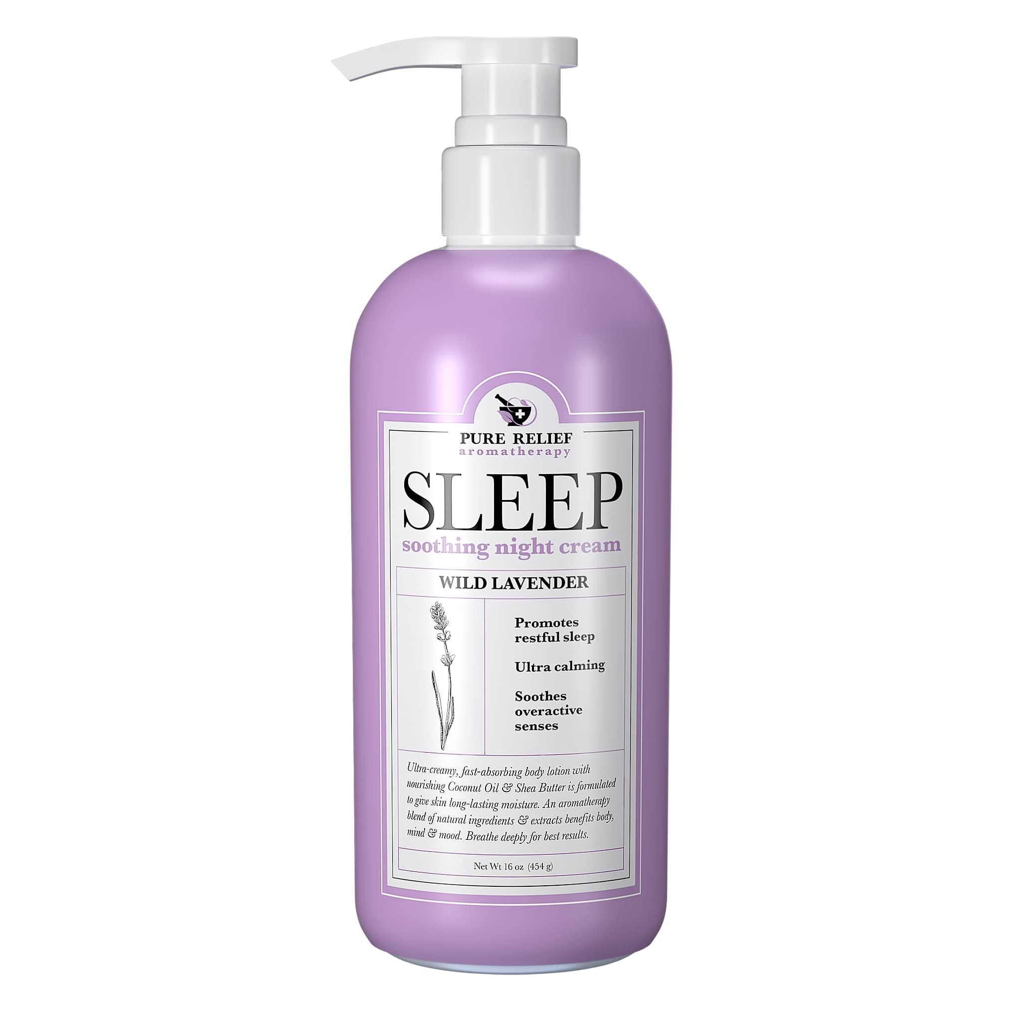 Pure Relief Aromatherapy Sleep Soothing Night Cream 16 OZ