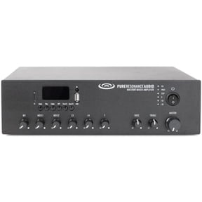 Pure Resonance Audio MA120BT 120W Commercial Mixer Amplifier with Bluetooth