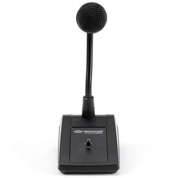 Pure Resonance Audio PRA-PTT1 PTT1 Desktop Push-To-Talk Gooseneck Microphone