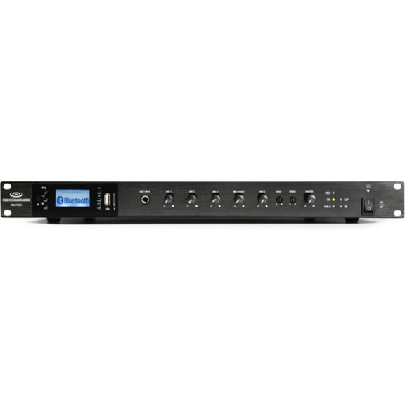 Pure Resonance Audio RMA240BT 240W Rack Mount Mixer Amplifier with Bluetooth
