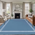 thumbnail image 1 of Pure Royalblue Area Rug 6x9 FT, Non Slip Living Room Throw Carpet, Simple Solid Color Washable Soft Large Floor Carpet Non-Shedding Rug for Bedroom Dining Room Play Room, 1 of 9