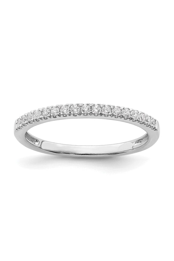 Pure Serenity 14k White Gold 1/6 carat Lab Grown Diamond VS/SI Wedding Band