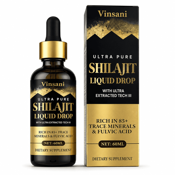 Pure Shilajit Resin Liquid Drops