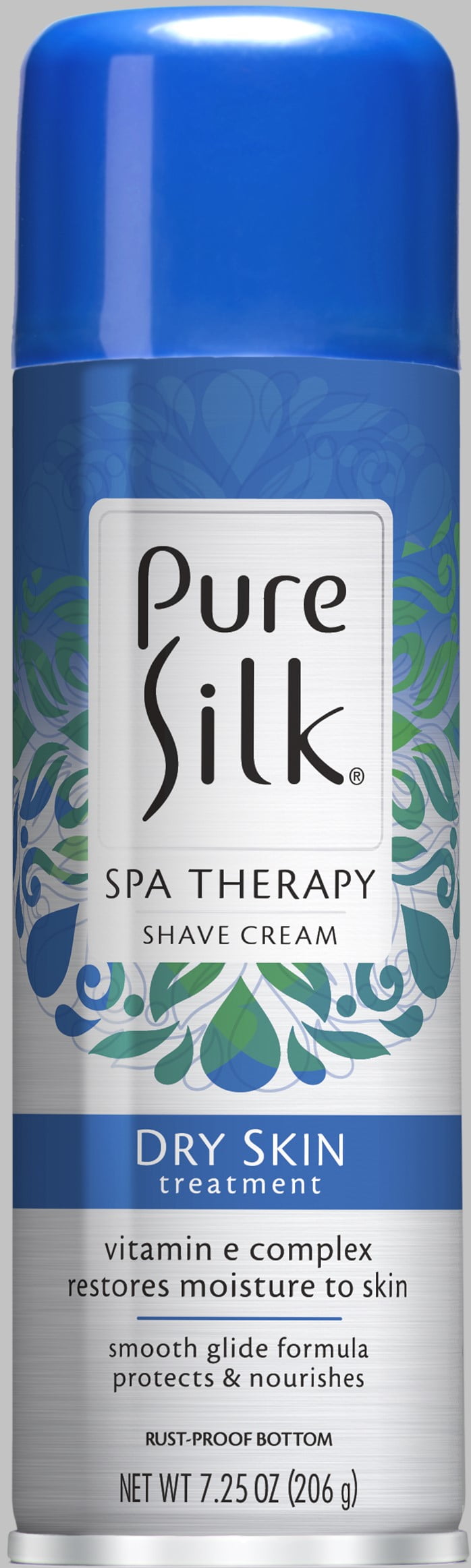 Pure Silk Dry Skin Treatment Spa Therapy Shave Cream for Women, 7.25 ounces