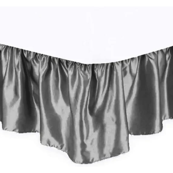 Pure Silk Satin Bed Skirt