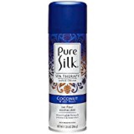 Pure Silk Shave Cream Coconut Oat Flour (Pack of 10)