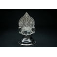 thumbnail image 1 of Pure Silver Gajalakshmi Diya 62 gram, Kamakshi Lakshmi Deepam Amman Vilakku Lamp For Pooja, Silver diya Pooja Items, 1 of 4