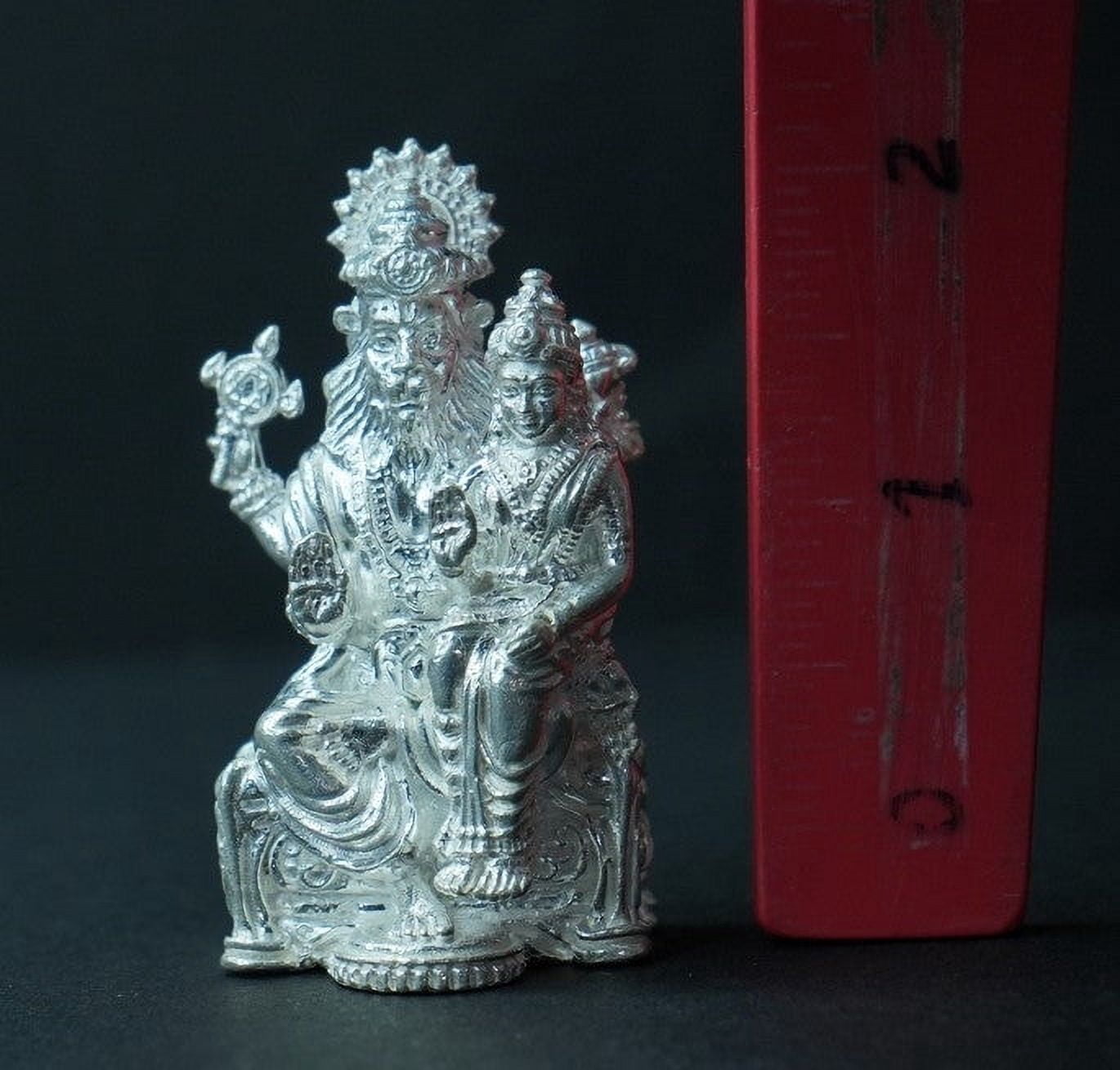 Pure Silver Laxmi Narasimha Swamy 152.97g - Walmart.com