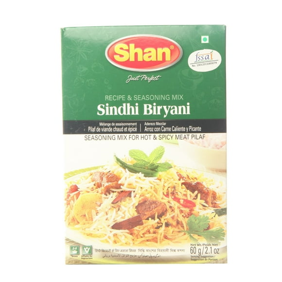 Pure Sindhi Biryani Masala Powder By Shan 60gm, 2.1 Ounce | Pack Of 1