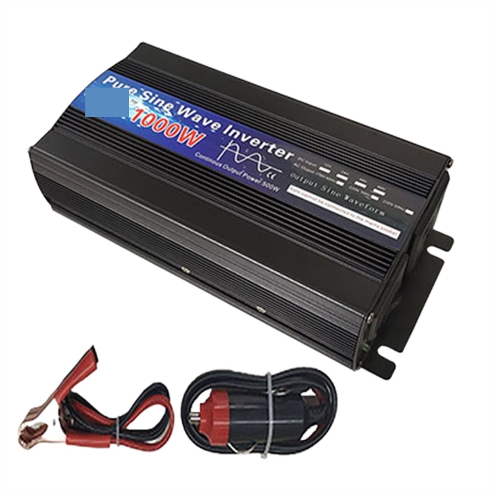 Pure Sine Wave Inverter 1000W 1600W 2000W DC 12V / 24V 50Hz 60Hz Power Inverter Home Car Converter Solar Energy ,Portable Design