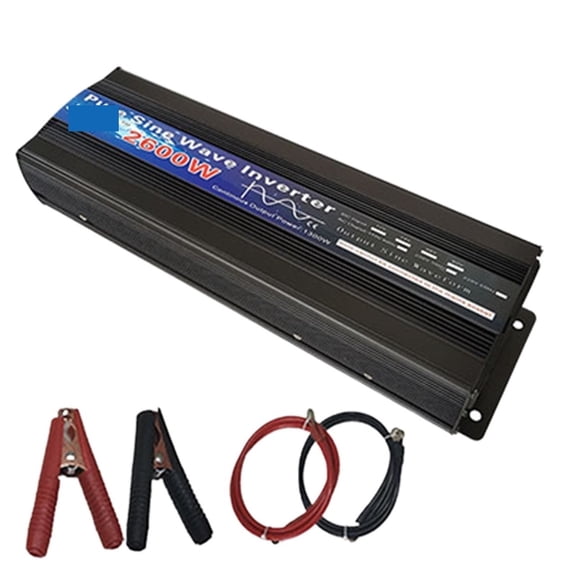 Pure Sine Wave Inverter 1000W 1600W 2000W DC 12V / 24V 50Hz 60Hz Power Inverter Home Car Converter Solar Energy ,Powerful Output