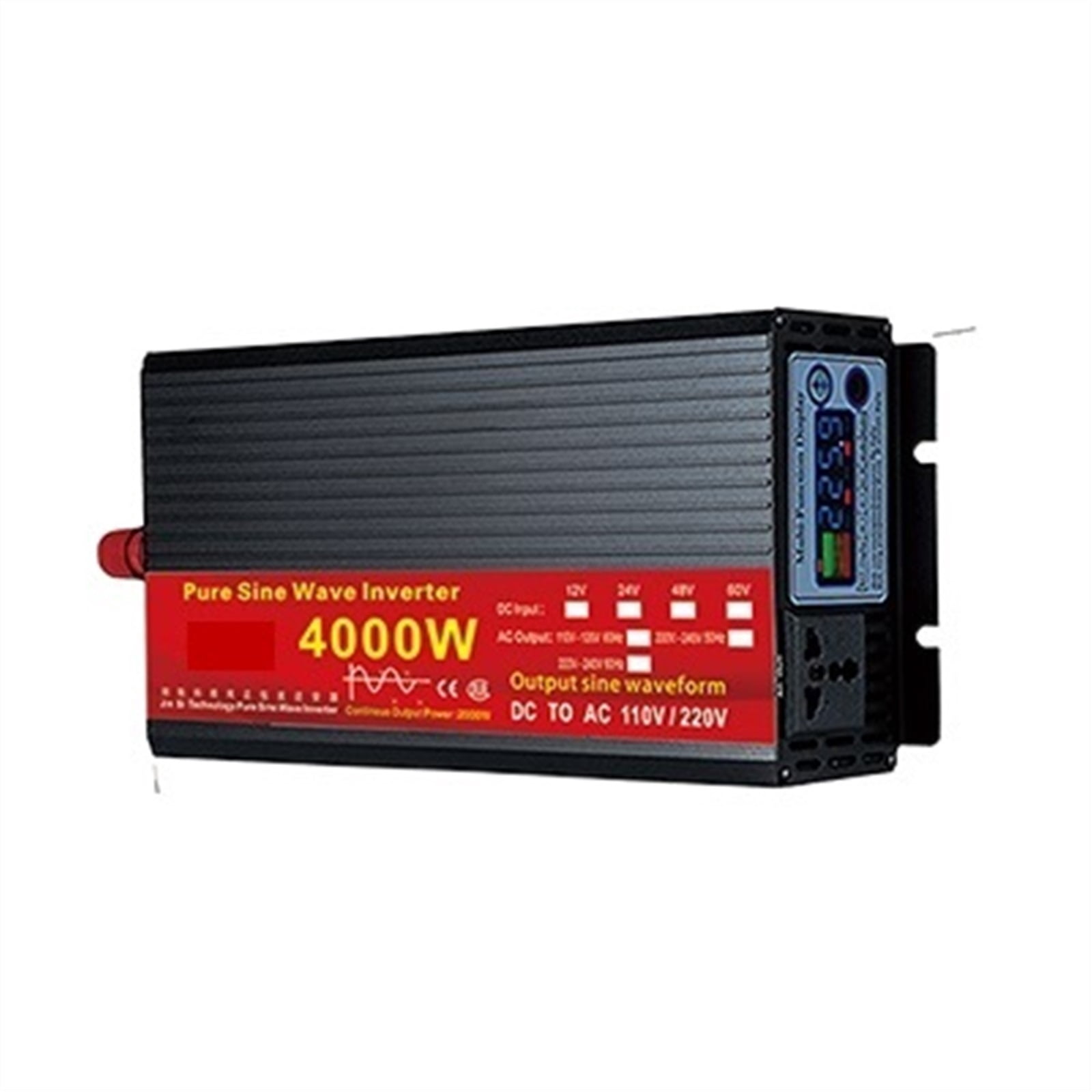 Pure Sine Wave Inverter 12V 24V 220 110 2000W 3000W 4000W 5000W Voltage Transformer Power Converter Solar Inverter ,Powerful Output