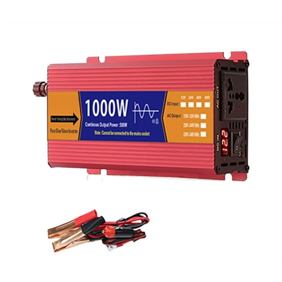 Pure Sine Wave Inverter 12V/24V To AC 1000W/1600W/2200W/3000W Voltage Transformer Power Converter Solar LED Inverter ,High Power