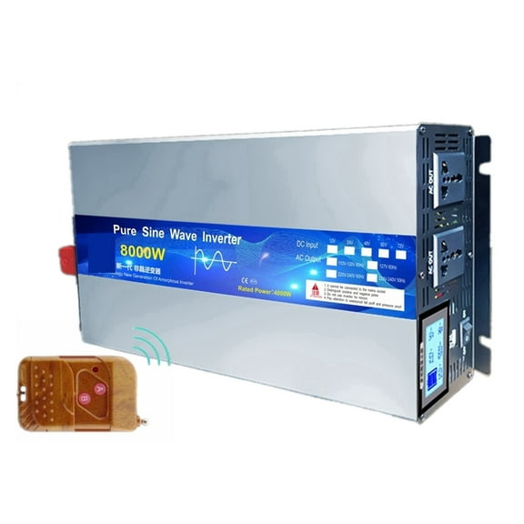 Pure Sine Wave Inverter 12v 220 DC 12V 24V 60V 72V To AC 110 220 Power Converter Solar Panel Inverter 6000W 3000W 8000W 4000W ,Powerful Output