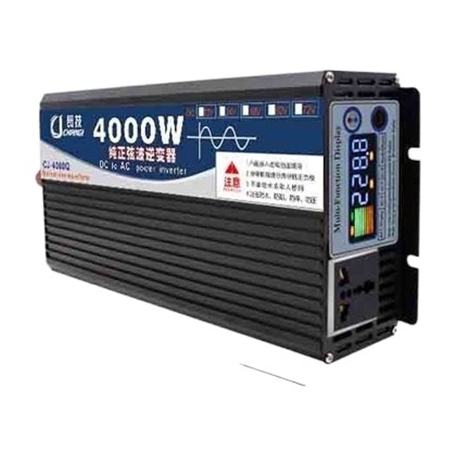 Pure Sine Wave Inverter 1600W 2200W 2600W 3000W 4000W 5000W 6000W 7000w 8000w 12V/24V 48V 60V To 110/220 Voltage Power Converter USB Solar Inverter ,Fast and Efficient