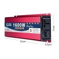 thumbnail image 1 of Pure Sine Wave Inverter 1600W 2200W 2600W 3000W 4000W 5000W 6000W 7000w 8000w 12V/24V 48V 60V To 110/220 Voltage Power Converter USB Solar Inverter ,Fast and Efficient, 1 of 7