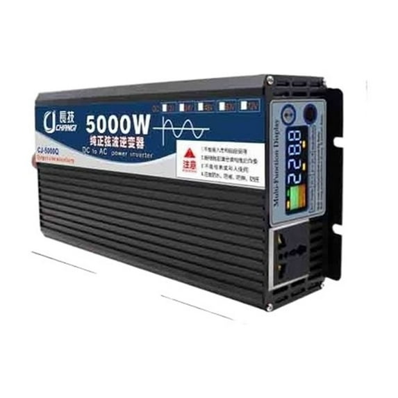 Pure Sine Wave Inverter 1600W 2200W 2600W 3000W 4000W 5000W 6000W 7000w 8000w 12V/24V 48V 60V To 110/220 Voltage Power Converter USB Solar Inverter ,Fast and Efficient