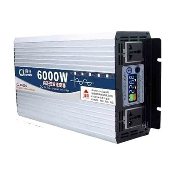 Pure Sine Wave Inverter 1600W 2200W 2600W 3000W 4000W 5000W 6000W 7000w 8000w 12V/24V 48V 60V To 110/220 Voltage Power Converter USB Solar Inverter ,Fast and Efficient
