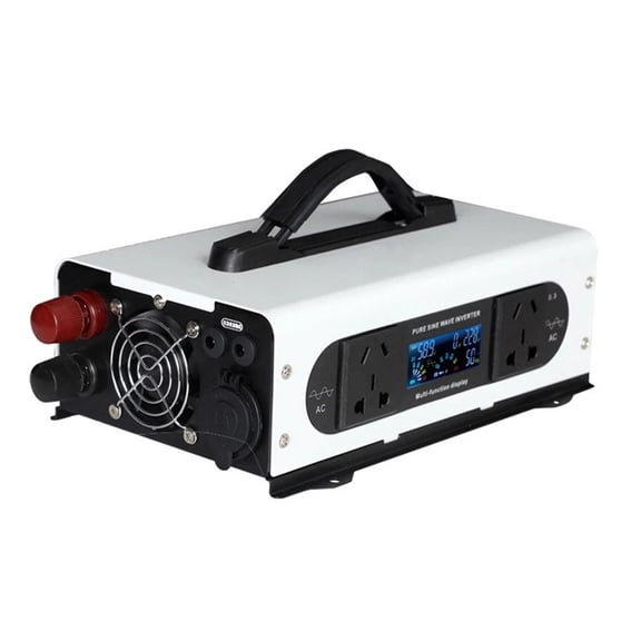 Pure Sine Wave Inverter 3500W 1500W Portable Power Bank DC 12V 24V 48V 60V To AC Car Converter Solar Inversor ,High-efficiency Conversion