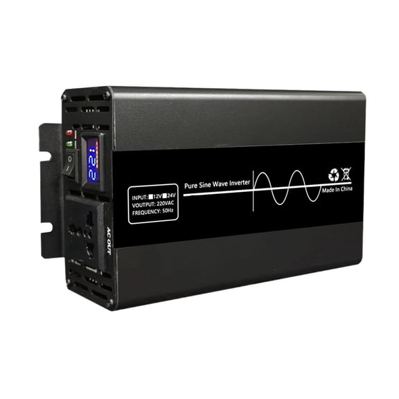 Pure Sine Wave Inverter 5000W 8000W 12V/24V Power Converter Adapter Solar 220 Inverter Car Outdoor Camping Power Converter ,Wide Usage