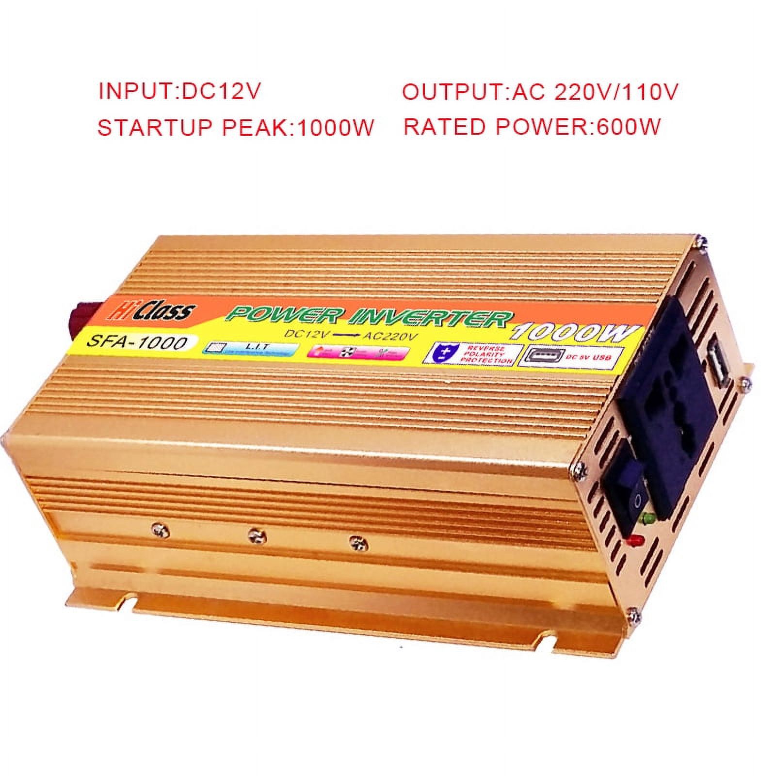 Pure Sine Wave Inverter 500w Power Solar Car Inverter DC 12V 24V to AC