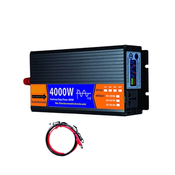 Pure Sine Wave Inverter DC 12V / 24V / 48V / 60V To AC 2000W 3000W 4000W 5000W Voltage Transformer Solar LCD Inverter ,Wide Usage