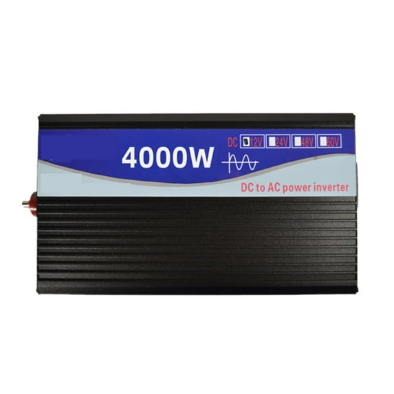 Pure Sine Wave Inverter DC 12V 24V 48V To AC 220 4000W Power Solar Car ...