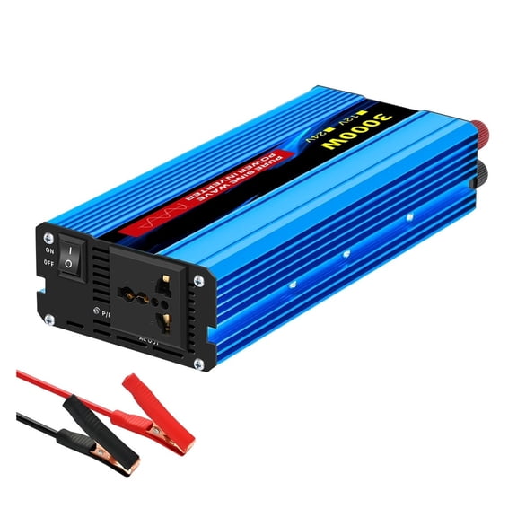 Pure Sine Wave Inverter DC 12V to AC 110 V 50hz Power Inverter Charger Adapter Universal Socket
