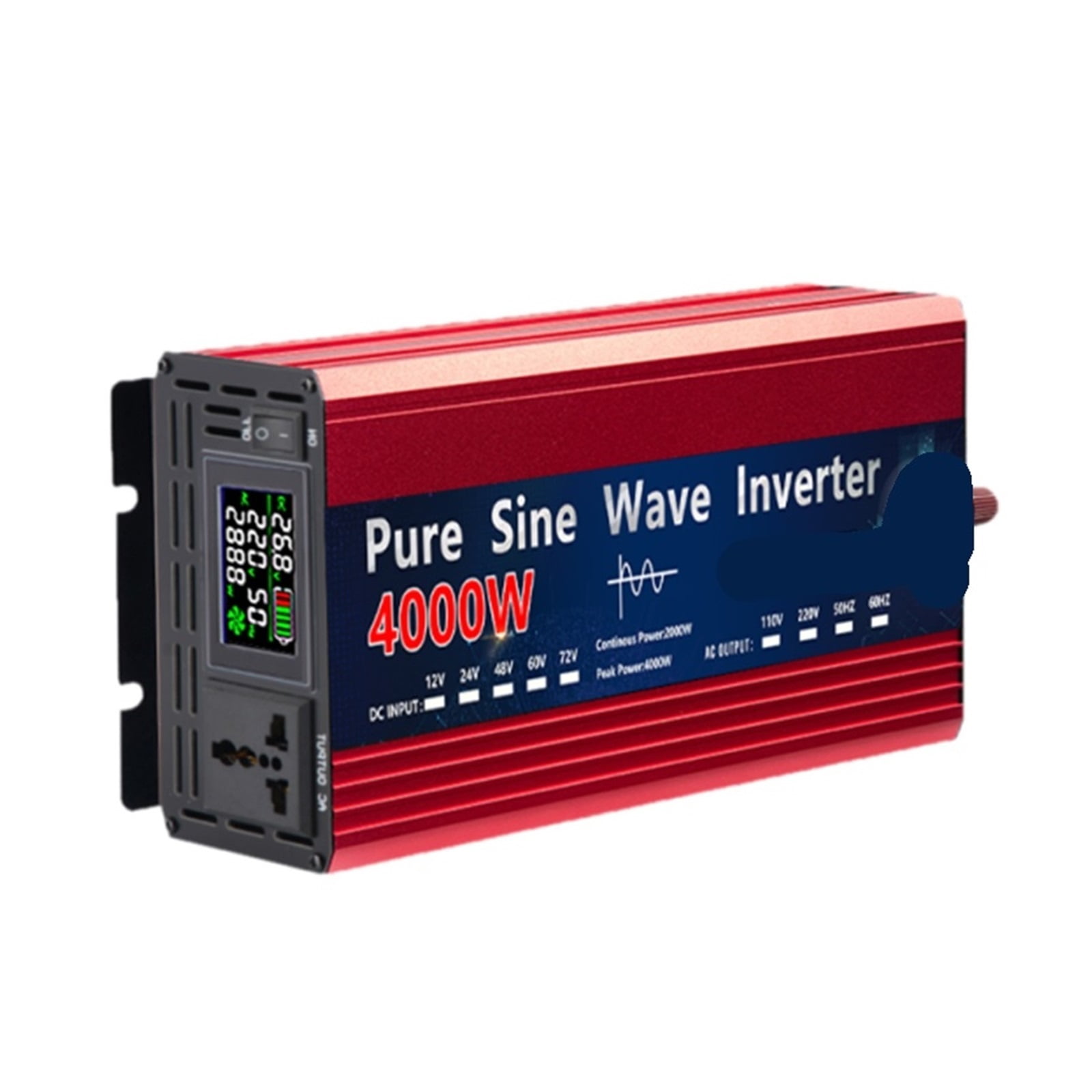 Pure Sine Wave Inverter DC to AC 3000W DC To AC Portable Power Voltage ...