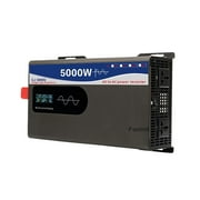 Pure Sine Wave Inverter DC to AC 5000W 6000W Power Converter Solar Car Inverters Off Grid Wall-mounted ,Protect Your Appliances