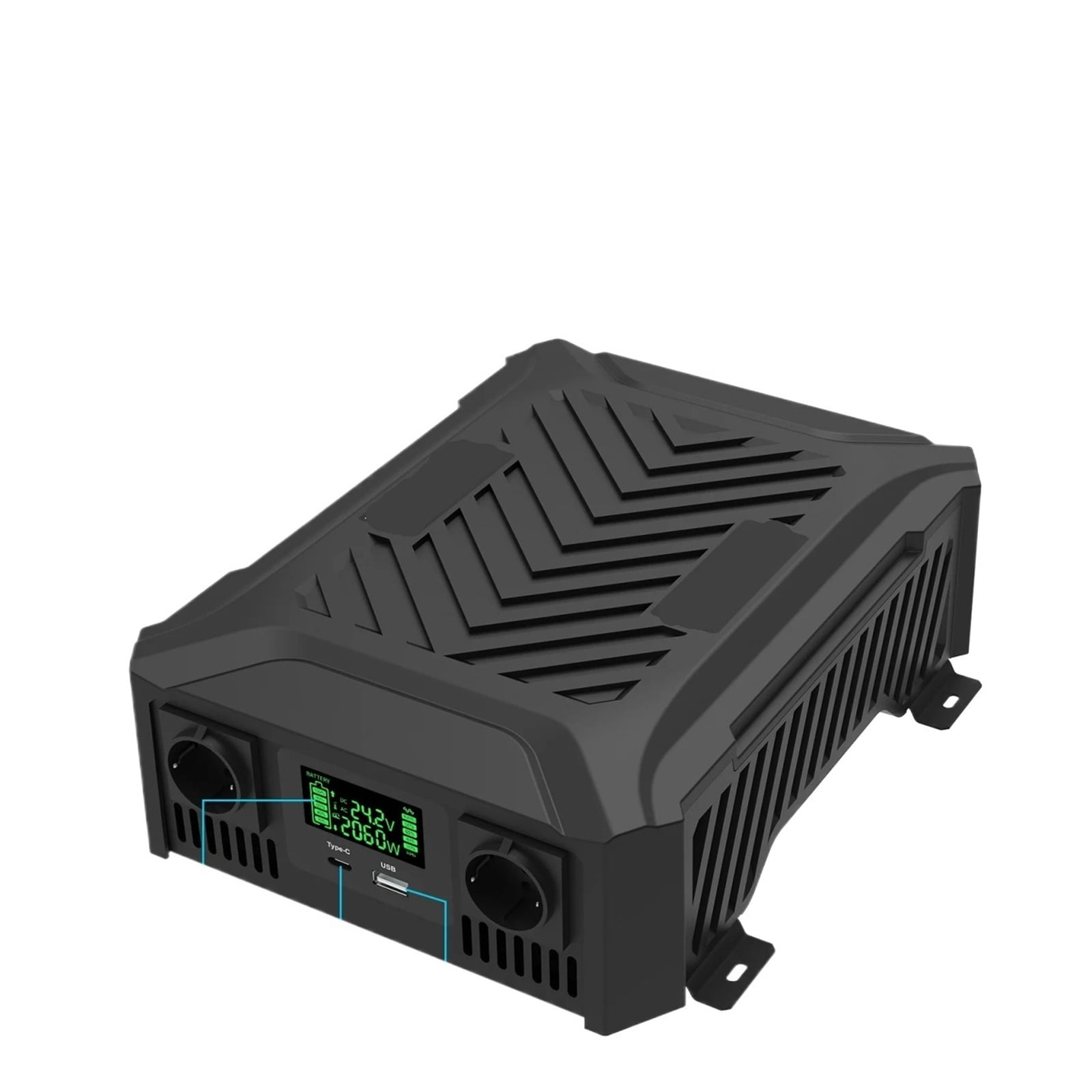 Pure Sine Wave Inverter Two Voltages Support Inverter Peak Power 4000W