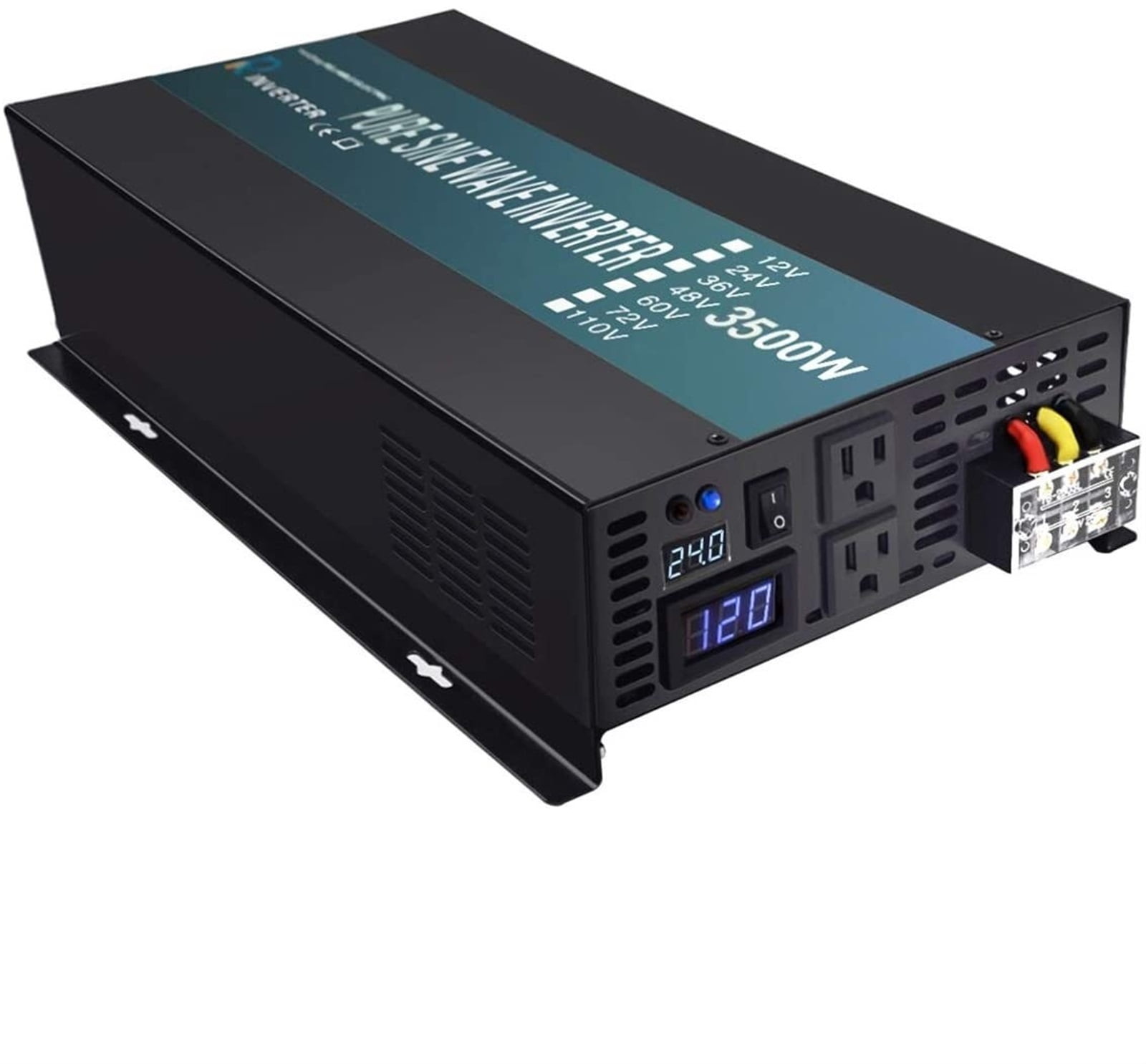 Pure Sine Wave Power Inverter DC to AC 3500W Solar Generator Inverter Converter Transformer ,Safety Design