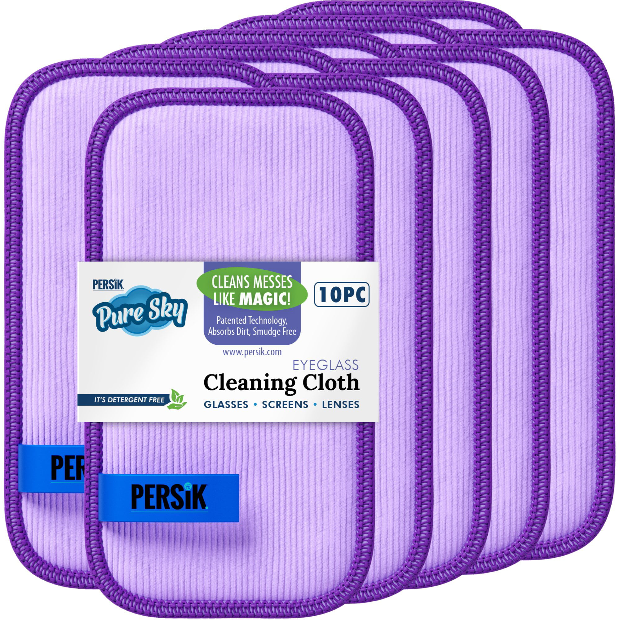 Magic Glass Cleaning Cloth - Streak Free, Ultra-Absorbent car Window Fog  Remover, Monitor Screen, and Glasses Cleaning Towel Made from Seaweed  fibers 