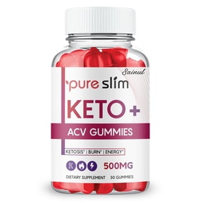 Pure Slim Keto ACV Gummies, Official Pure Slim Keto Gummies , PureSlim Keto Plus ACV Gummies Apple Cider Vinegar Belly Fat Dietary Supplement (1 Pack)
