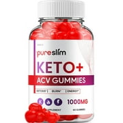 Pure Slim Keto + ACV Gummies - Pure Slim Keto ACV Gummies Advanced Weight Loss, Maximum Strength Supplement 60 Gummies