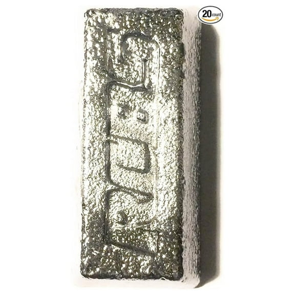 Pure Soft Lead Ingots - 20 lbs (20 x 1lb) - Clean Fluxed Lead Bars 6in x 2in - Handmade in USA - Metalworking, Crafting, DIY Projects